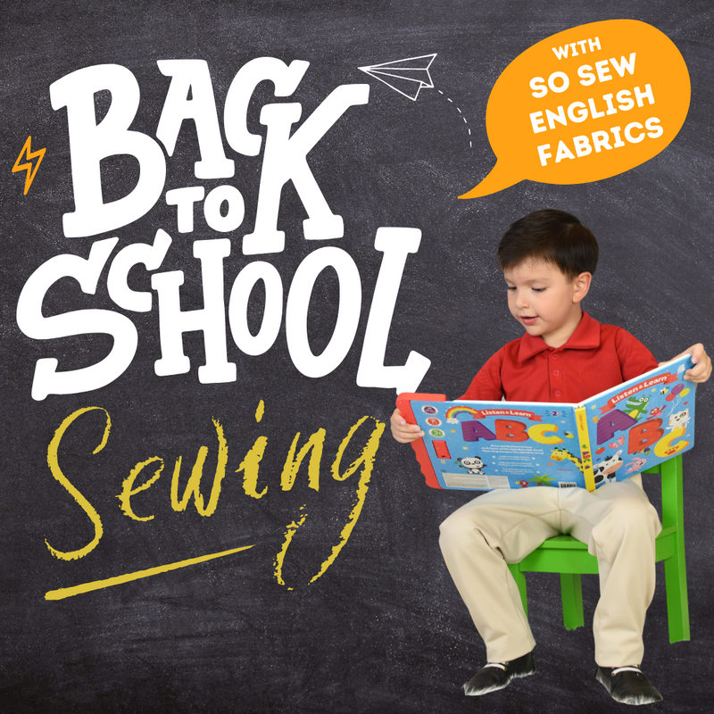 Back 2 School Sewing with SSE