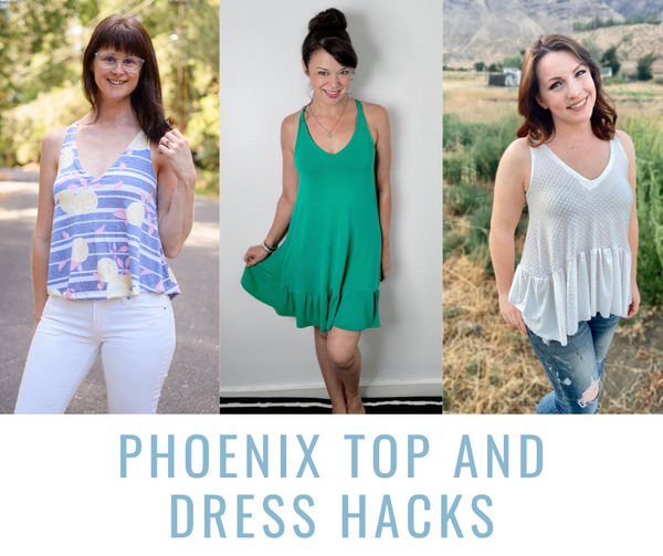 Phoenix Top and Dress Pattern Hacks